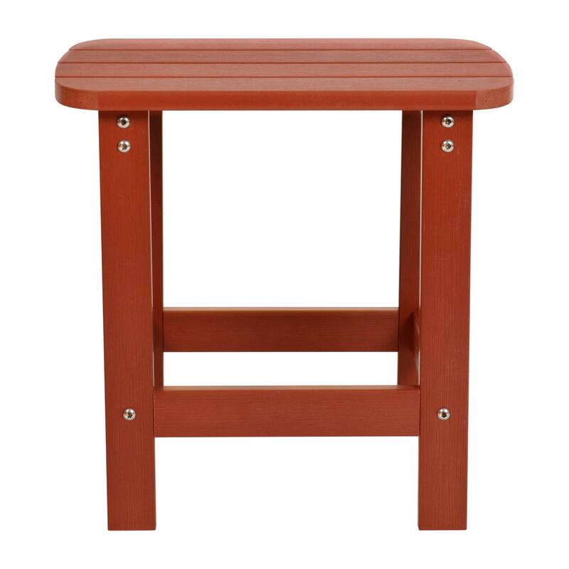 All-Weather Poly Resin Adirondack Side Table - Patio Table