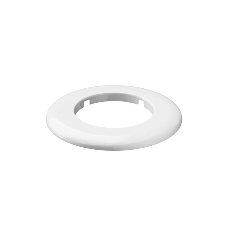 Jones Stephens F07099 1 CTS White Flex Floor / Ceiling Plate - White