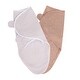 preview thumbnail 7 of 5, Ely's & Co. Baby Adjustable Swaddle Blanket - 2 Pack infants from 0 - 3 Months (7 - 14 lbs.) - Mauve Tulips/Stripes