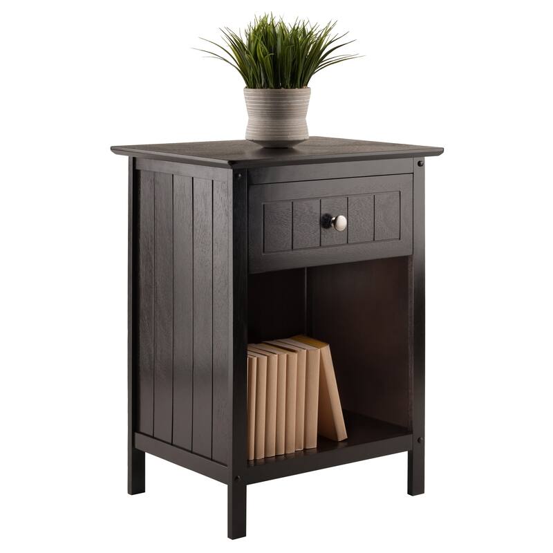 Blair Accent Table, Nightstand, Coffee - 18.9"W x 14.9"D x 25"H
