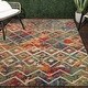 preview thumbnail 9 of 8, Transitional Tribal Abstract Textured Indoor/Outdoor Area Rug