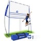 preview thumbnail 8 of 6, Haokelball 11×8 FT Adjustable Volleyball Portable Training Net Set with Volleyball and Pump - 11X8FT