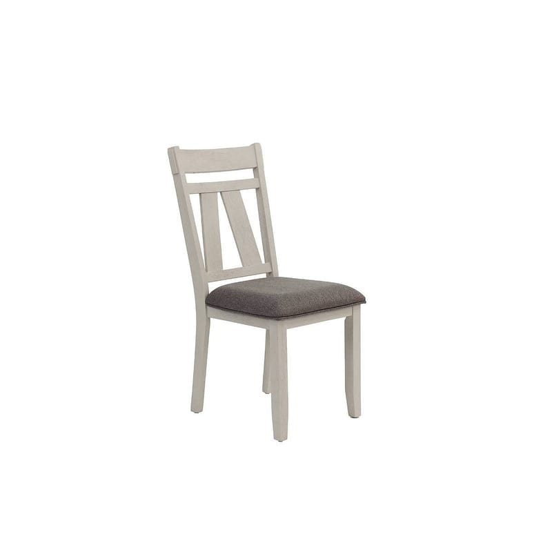 Upholstered Dining Chair White Finish Dining Room Furniture
