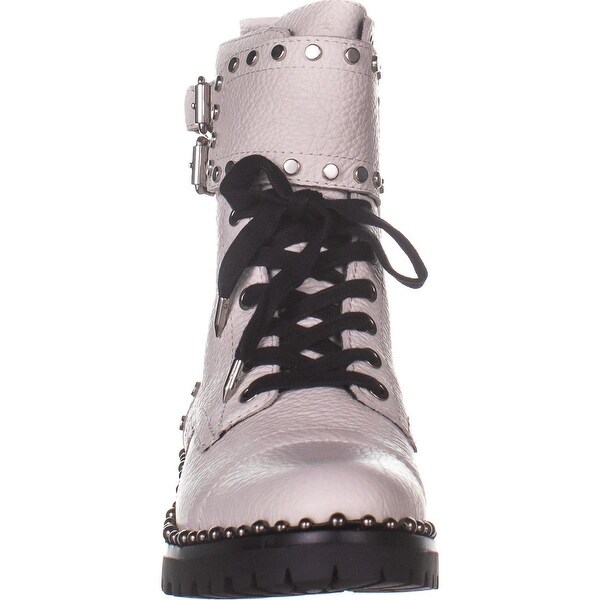 sam edelman white combat boots
