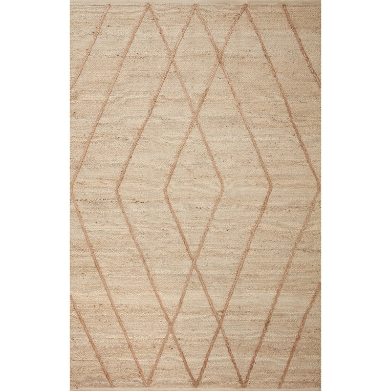 Alexander Home Daniela Diamond Jute Hand Woven Area Rug