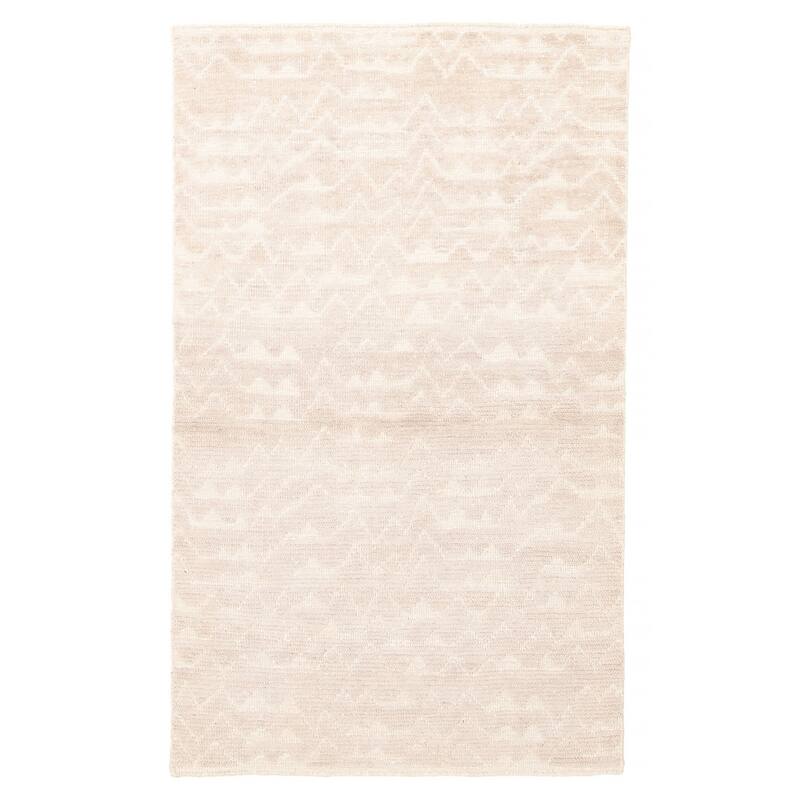 ECARPETGALLERY Hand-knotted Tangier Beige Wool Rug - 2'11 x 4'11 - Beige - 2'11 x 4'11