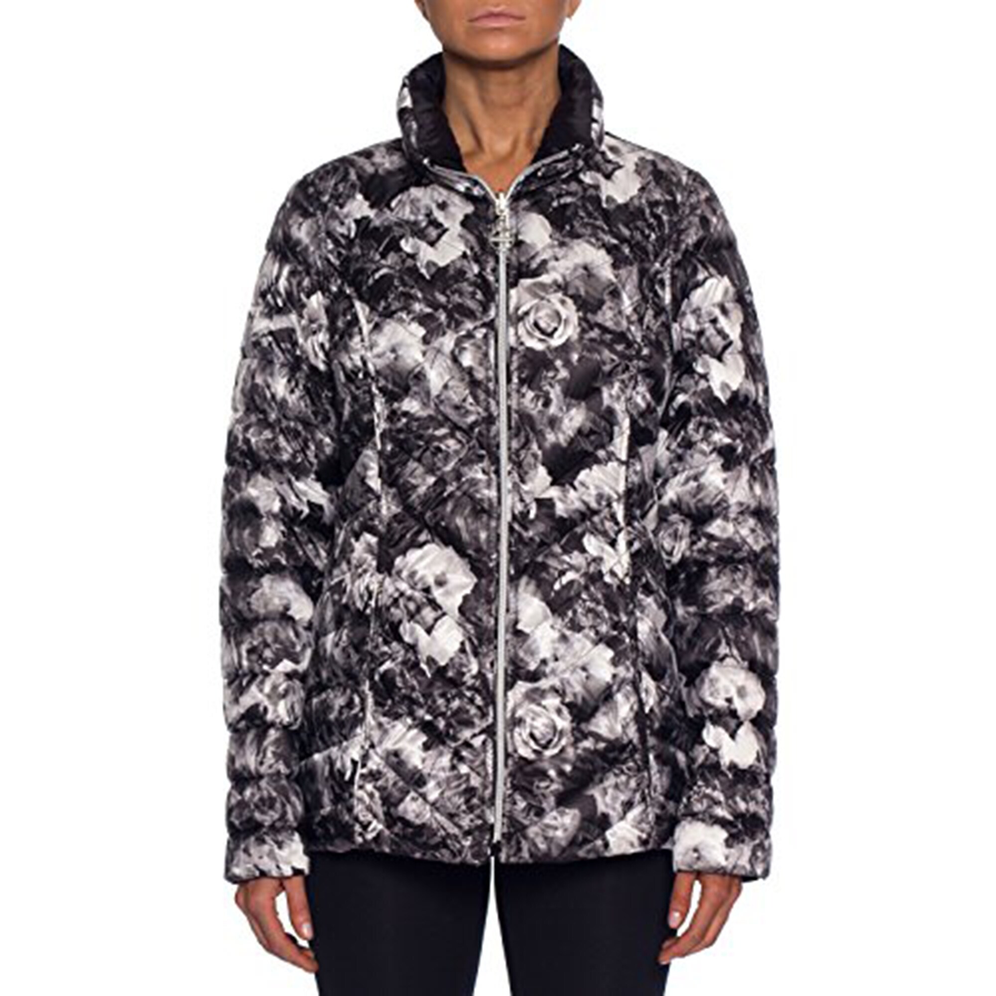 patterned down jacket