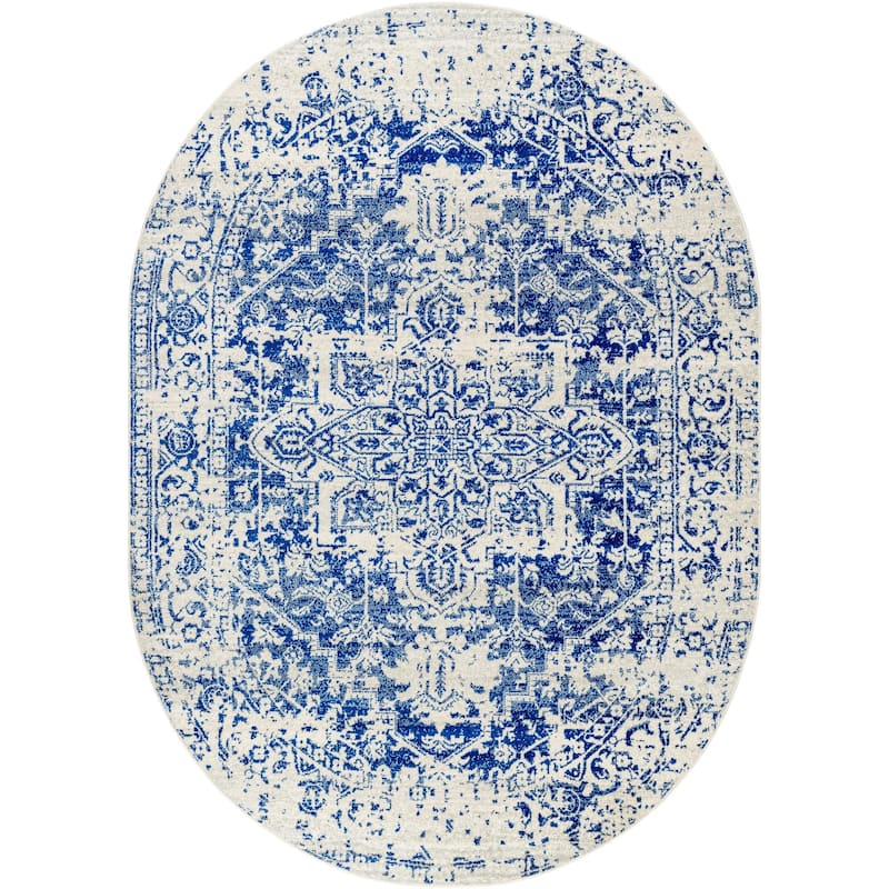 Livabliss Harput Updated Traditional Medallion Area Rug