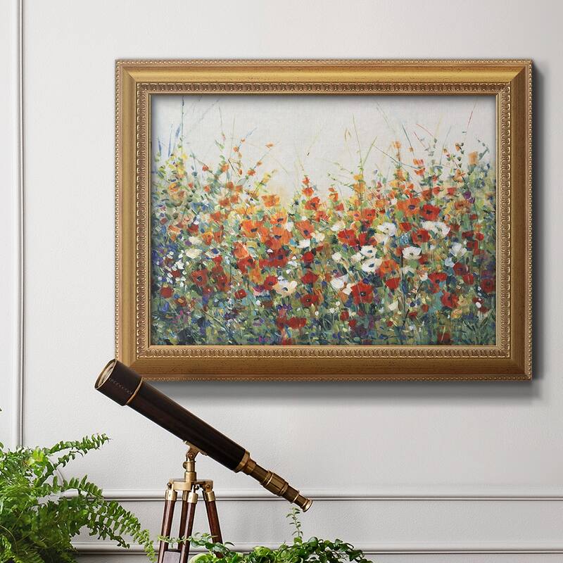 Garden in Bloom I Premium Framed Canvas- Ready to Hang