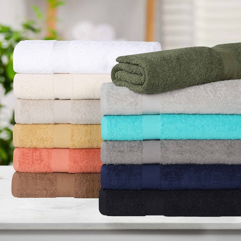 Superior Franklin Cotton Lightweight 12-Piece Assorted Towel Set
