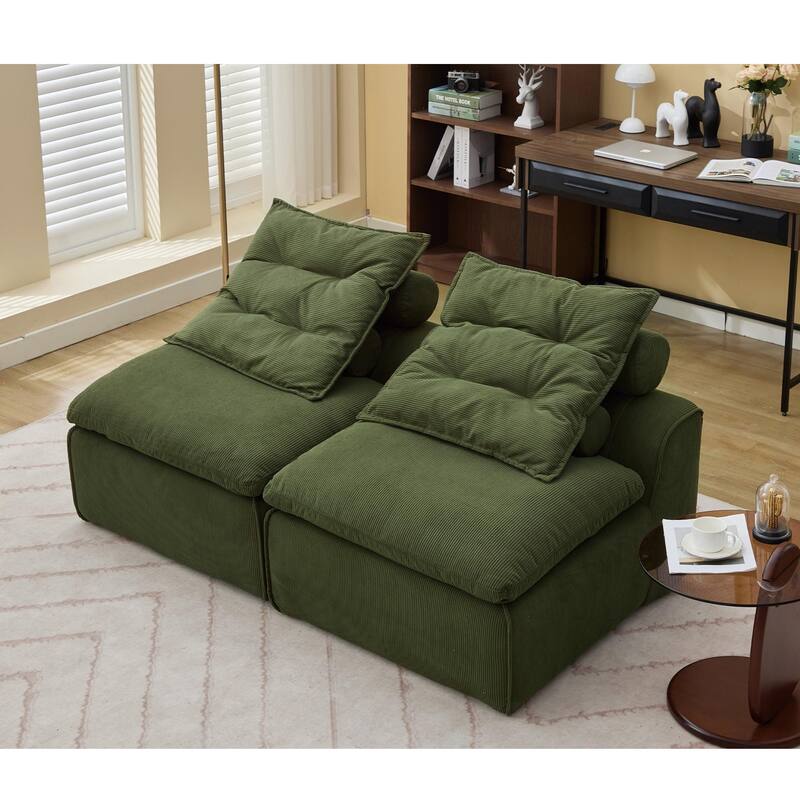Versatile Modular Sofa with DIY Options and Comfort Features for Any Living Space