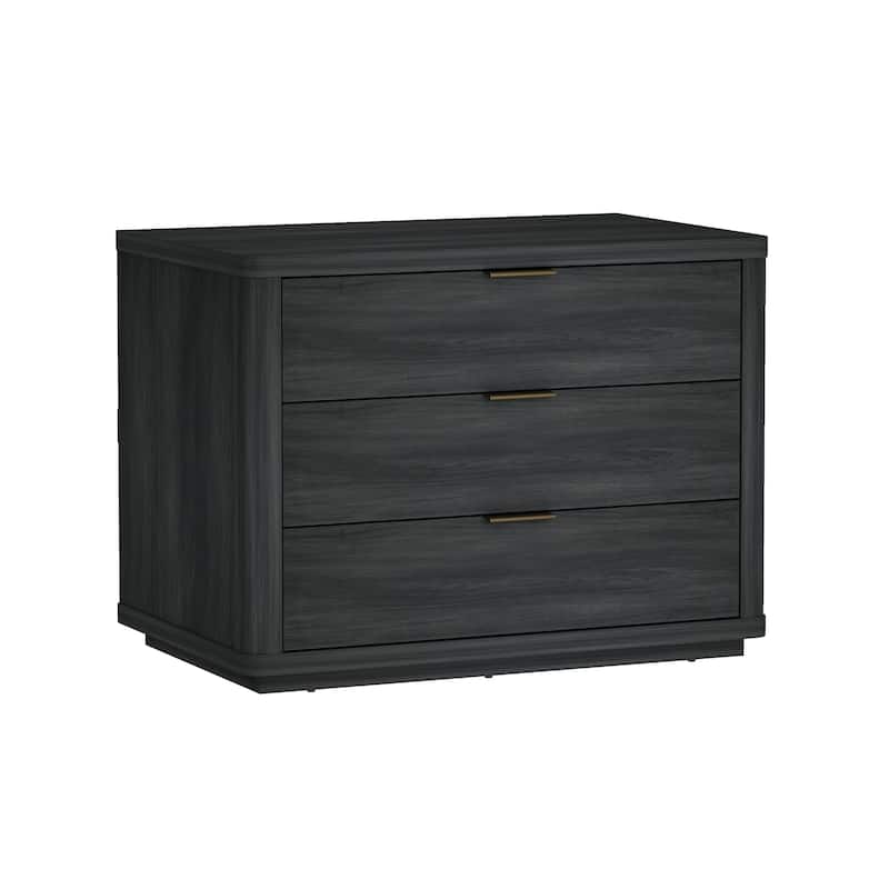 Manhattan Comfort Evelyn 32" Nightstand (3-Drawer)