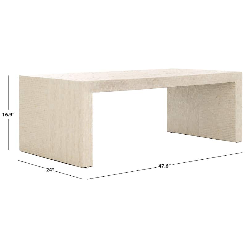 SAFAVIEH Scarlett Rectangle Coffee Table - 48"W x 24"D x 17"H