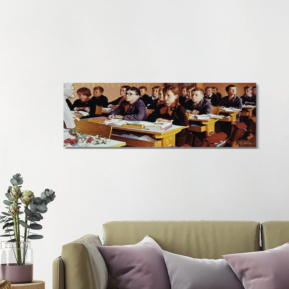 iCanvas "Education" by Norman Rockwell Canvas Print
