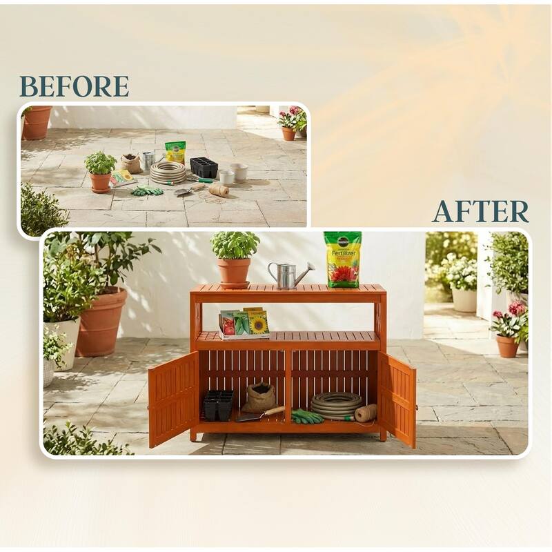 DTY Outdoor Living Longs Peak Eucalyptus Sideboard