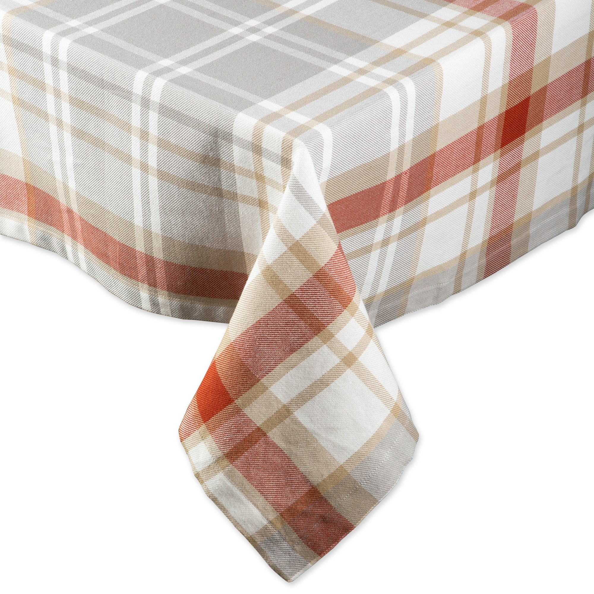 DII Cozy Picnic Plaid Tablecloth