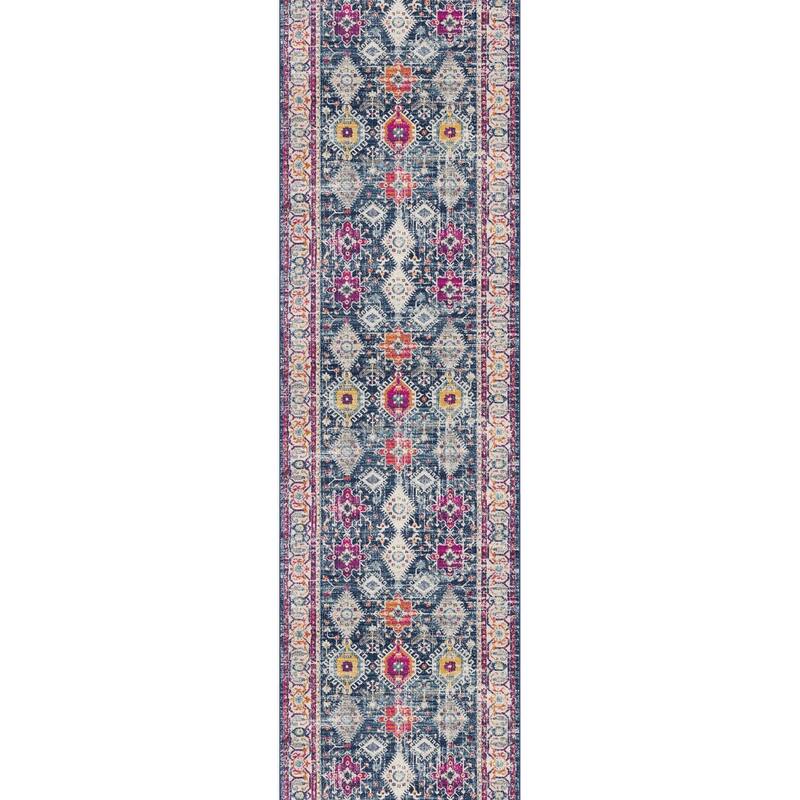HomeRoots Southwestern Modern Runner Area Rug