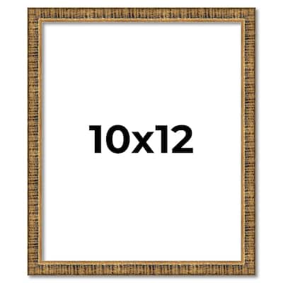 10x12 Frame Gold Solid Wood Picture Frame - Complete Modern Photo