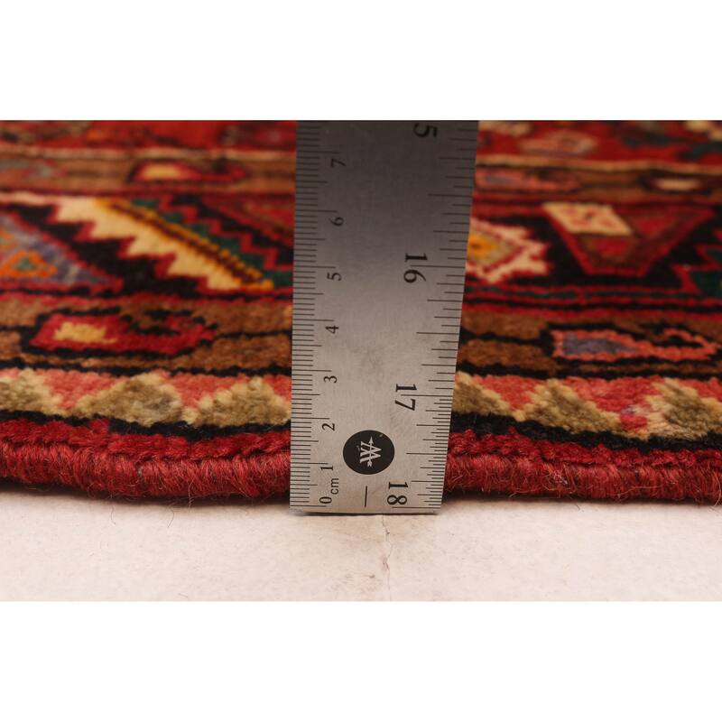 ECARPETGALLERY Hand-knotted Andelz Red Wool Rug - 4'2 x 7'1