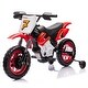 preview thumbnail 6 of 58, 12V Kids Ride-On Electric Motorcycle - Twist Grip Throttle, Training Wheels, Dirt Bike Design