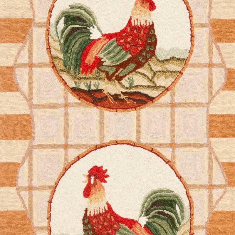 SAFAVIEH Handmade Chelsea Tatyana French Country Wool Rug