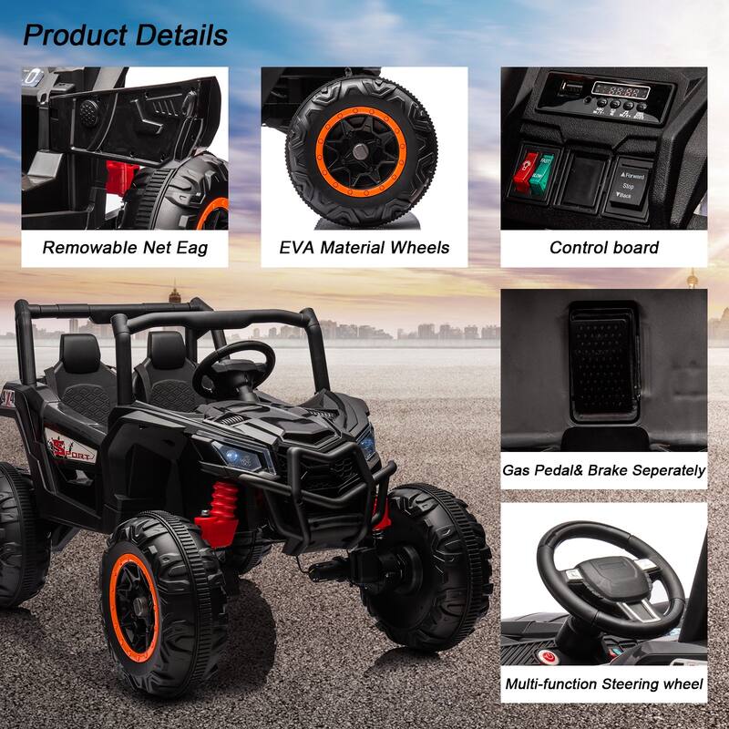 Ride Car Toy with Bluetooth Audio