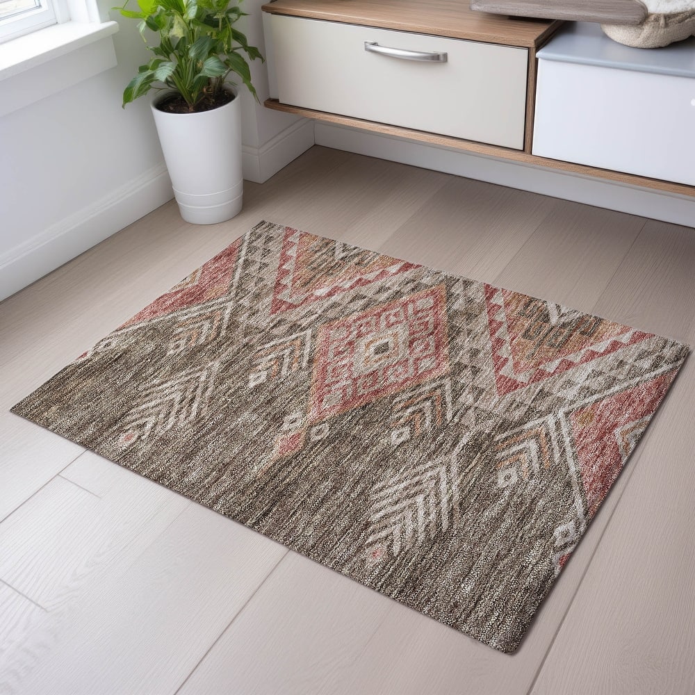 Premium Washable Super Soft Boho Tribal Mayfield Rug