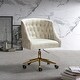 preview thumbnail 24 of 57, ET Tufted Task Chair With Golden Base by HULALA HOME