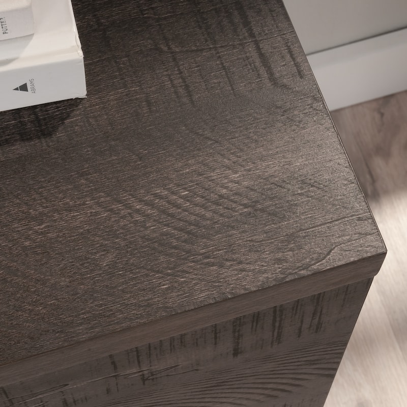 Wood Lateral File with Full-Extension Drawer Slides, Black