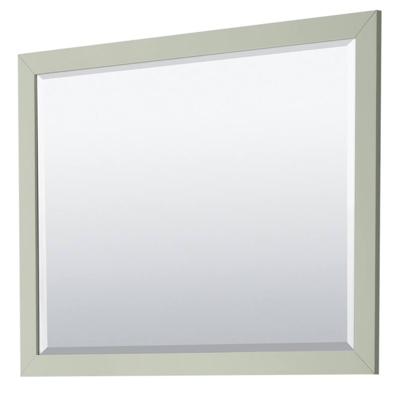Strada 48-Inch Single Vanity Set, Carrara Marble Top, 46-Inch Mirror