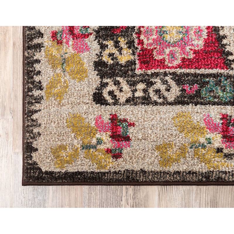 Contemporary Tazetta Collection Area Rug