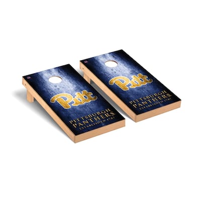 University of Pittsburgh Panthers Museum Cornhole Board Set