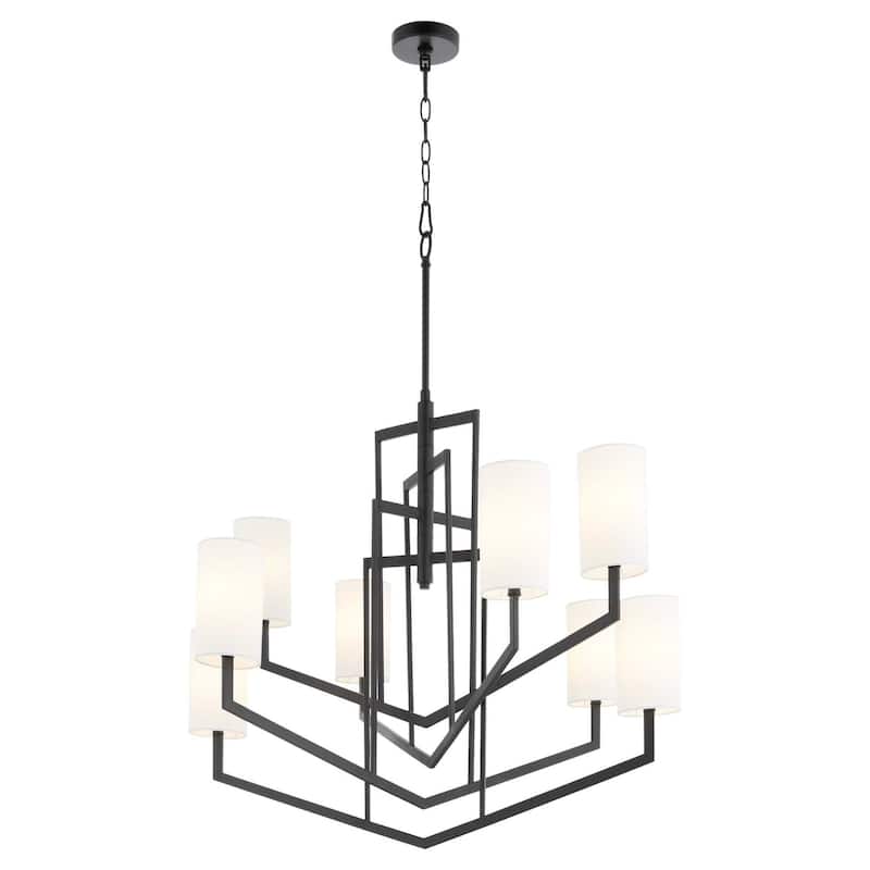 Quorum International 6078-8 Bolivar 8 Light 40" Wide Chandelier