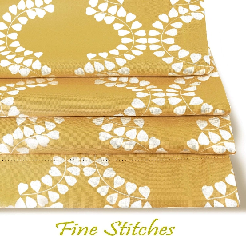 DriftAway Julianna Geo/Leaf Window Curtain Valance