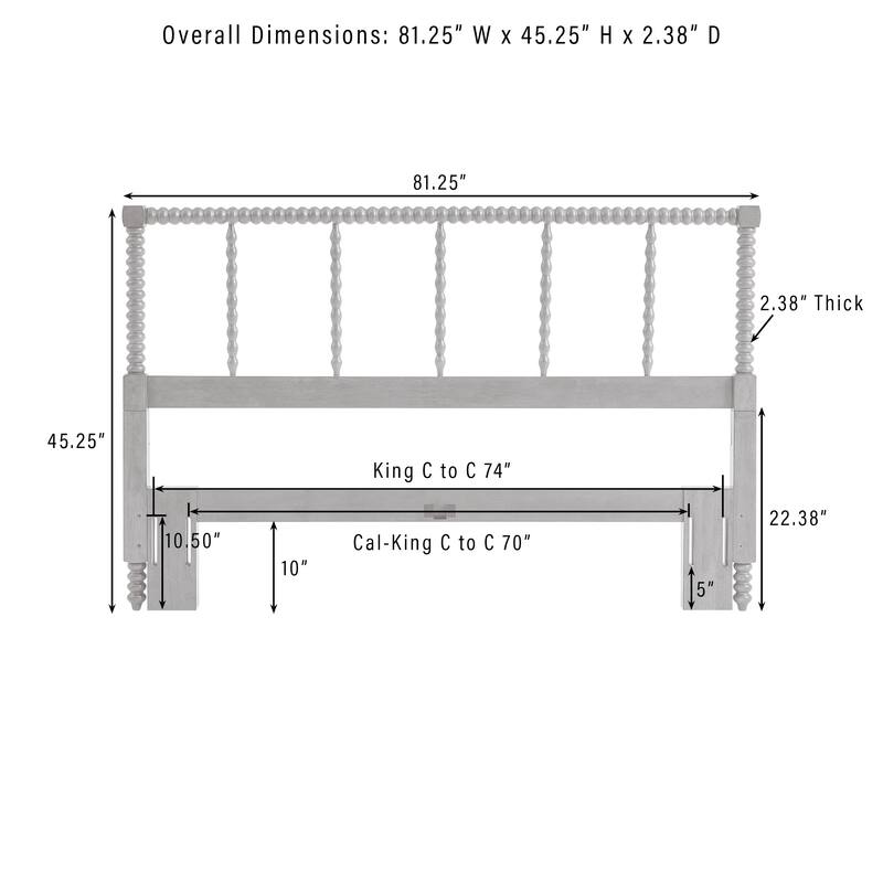 Crosley Lucille King Headboard