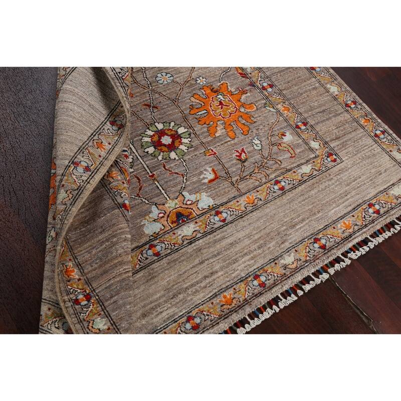 Vegetable Dye Oriental Ziegler Area Rug Wool Hand-knotted Foyer Carpet - 5'0" x 6'8"