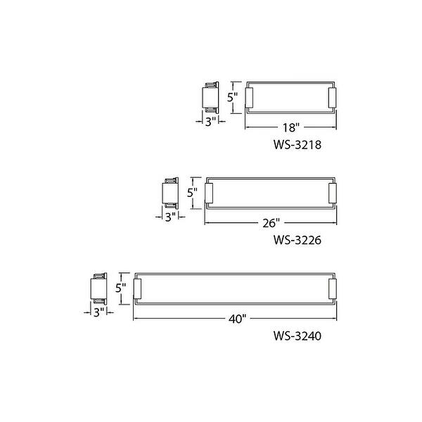Shop Modern Forms Ws 3218 Polar 1 Light Led Ada Compliant Bathroom