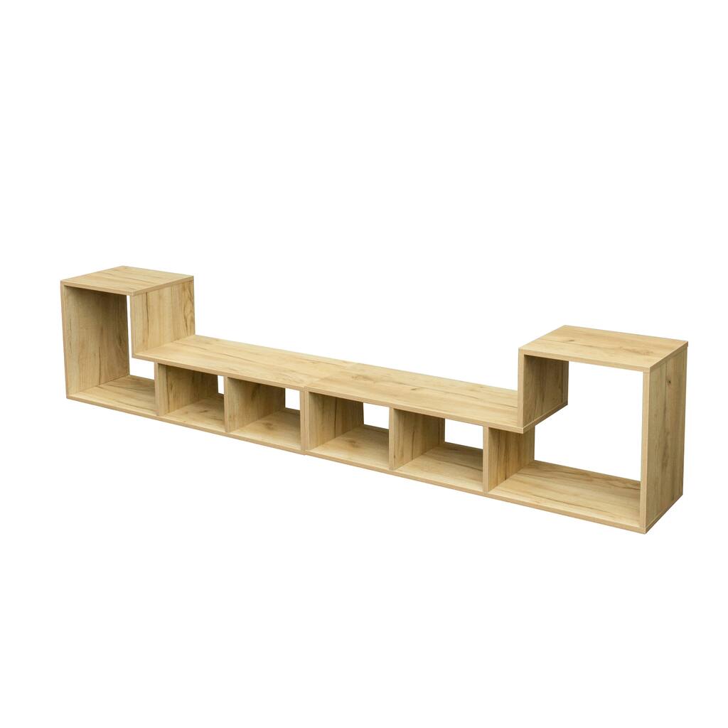 41" L-Shaped TV Stand，Display Shelf