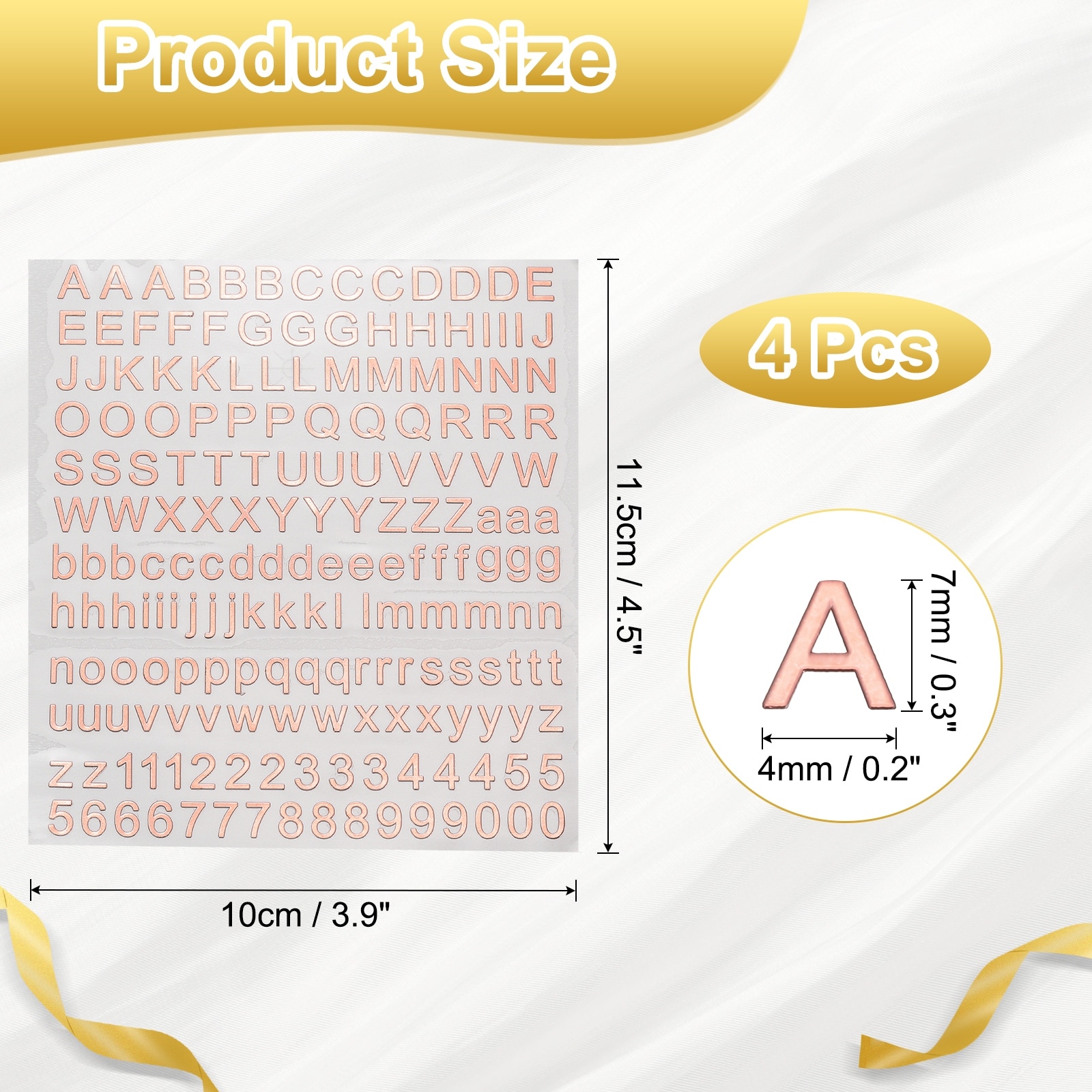 Letter Alphabet Stickers for Scrapbooking DIY Poster Craft Wall