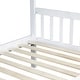 preview thumbnail 10 of 70, Twin Over Twin Rubber Wood Bunk Bed with Trundle, Convertible into 2 Twin Size Beds,with Ladder and Safety Guardrails