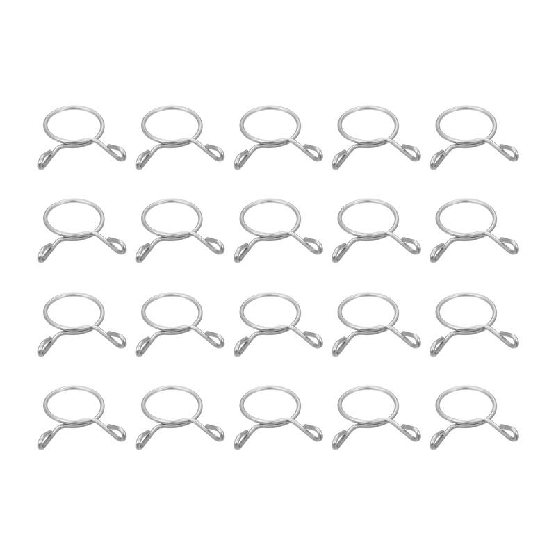 Fuel Line Hose Clips, 304 Stainless Steel Tubing Spring Clamps for Motorcycle