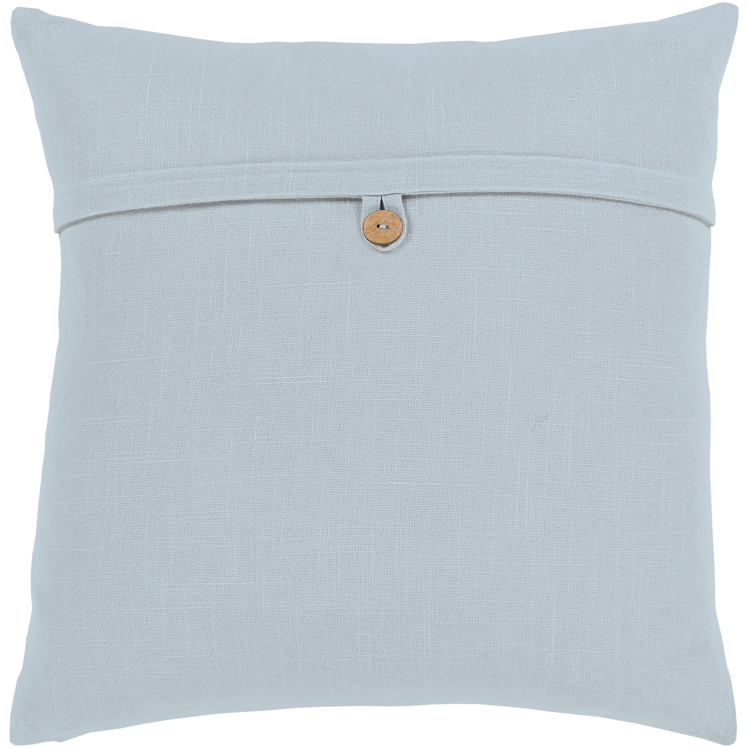 Artistic Weavers Demetra Traditional Button Silver Feather Down or Poly Filled Throw Pillow 18-inch