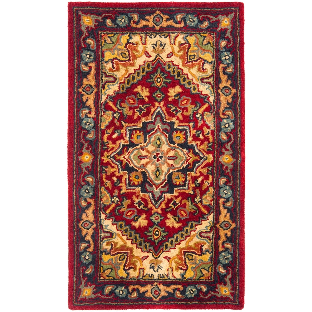 SAFAVIEH Handmade Heritage Carrol Traditional Oriental Wool Rug