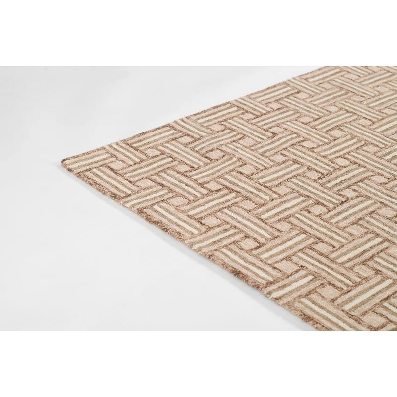 Erin Gates by Momeni Abbott Basketweave Hand Tufted Wool Area Rug