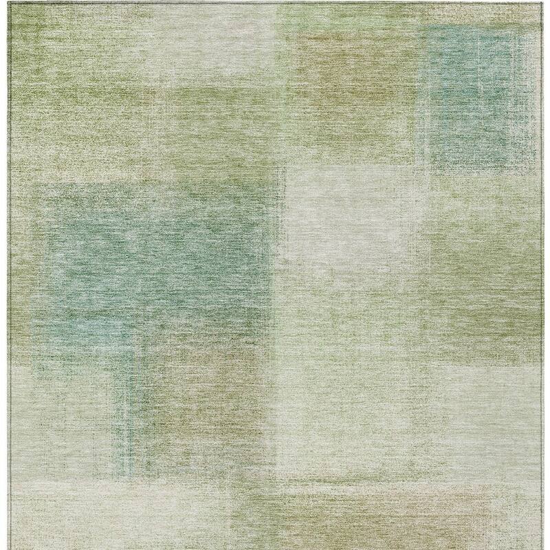 HomeRoots Abstract Transitional Rectangle Outdoor Rug