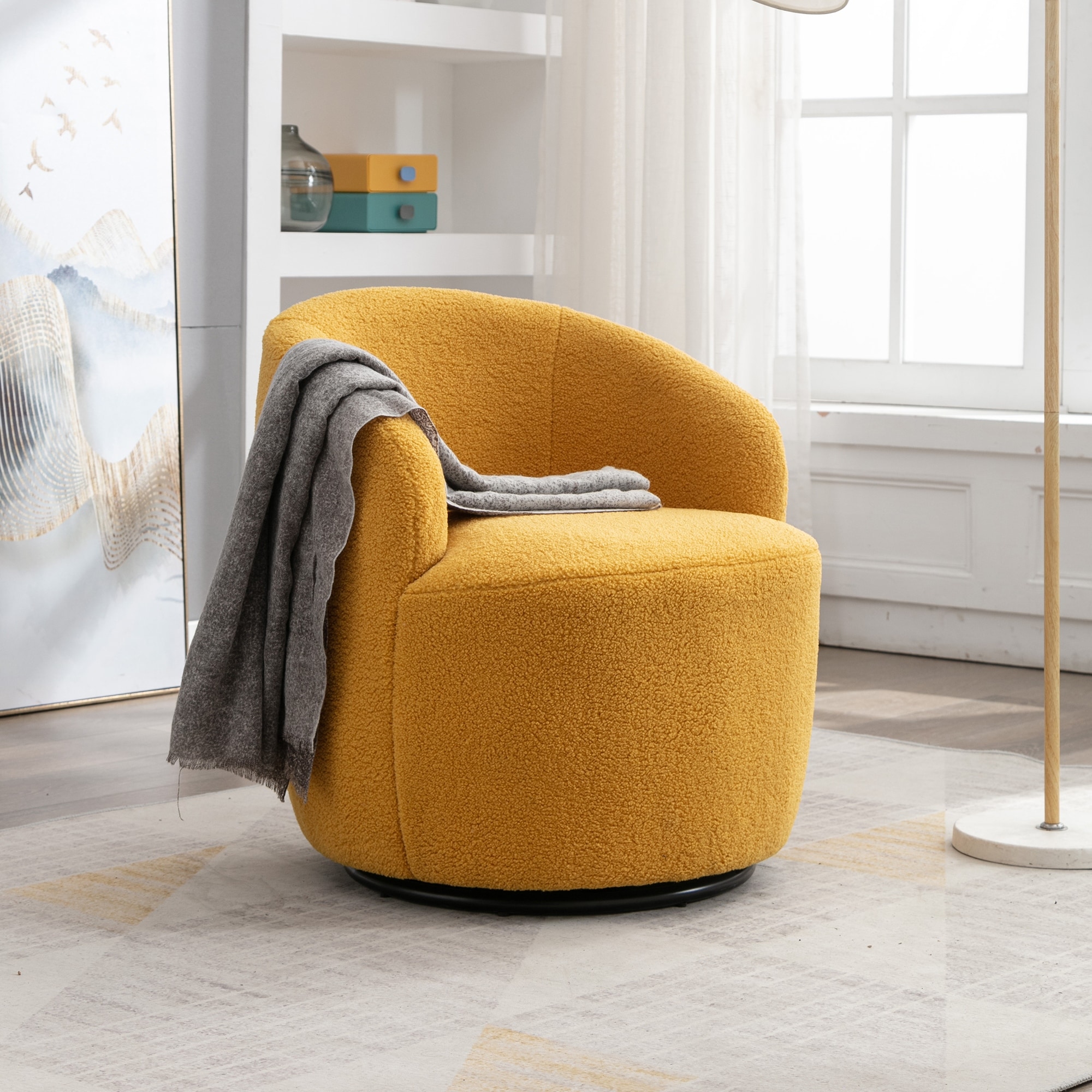 Swivel accent chairs for small sale spaces