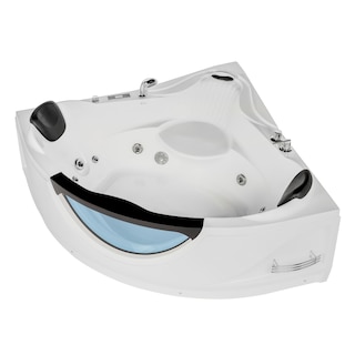59" X 59" Corner Whirlpool  Bathtub With Faucet