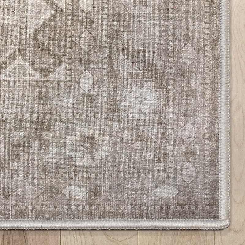 Well Woven Apollo Praha Tribal Machine Washable Area Rug