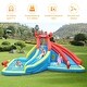 preview thumbnail 5 of 9, Costway Inflatable Water Slide Crab Dual Slide Bounce House Splash - See Description