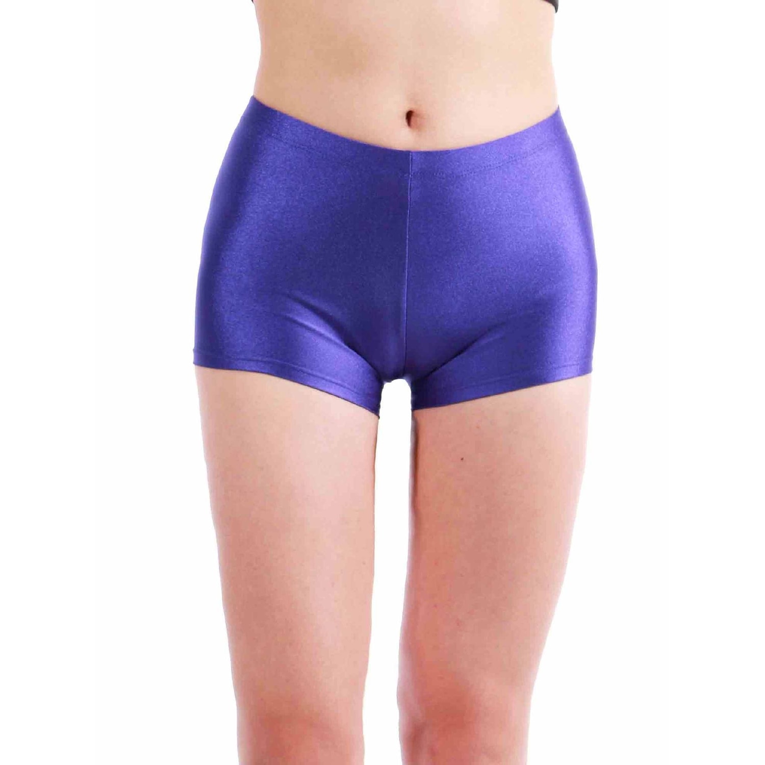 little girls in spandex shorts